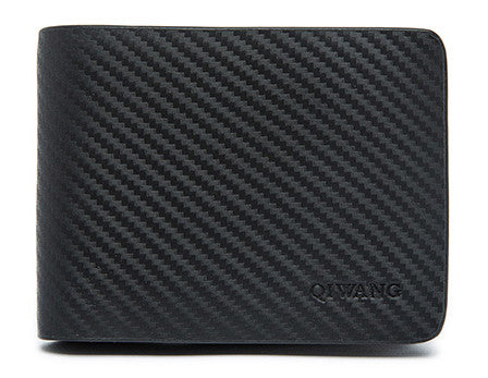 Qiwang Genuine Black Leather Wallet - BayNavy,  - Sunglasses, BayNavy - BayNavy