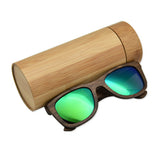 Dark Wood Sunglasses With Polarized Lense - BayNavy, Sunglasses - Sunglasses, BayNavy - BayNavy