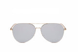 Flat Top Mirror Sunglasses - BayNavy, Sunglasses - Sunglasses, BayNavy - BayNavy