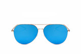 Flat Top Mirror Sunglasses - BayNavy, Sunglasses - Sunglasses, BayNavy - BayNavy