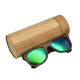 Dark Wood Sunglasses With Polarized Lense - BayNavy, Sunglasses - Sunglasses, BayNavy - BayNavy