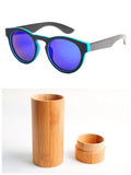 BayNavy Color Bamboo Sunglasses - BayNavy, Sunglasses - Sunglasses, BayNavy - BayNavy