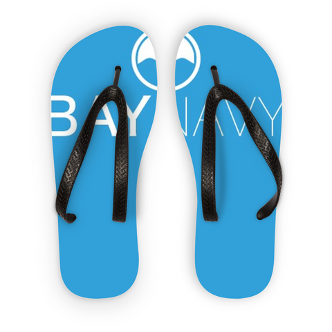Light Blue BayNavy Flip Flops - BayNavy, Accessories - Sunglasses, BayNavy - BayNavy